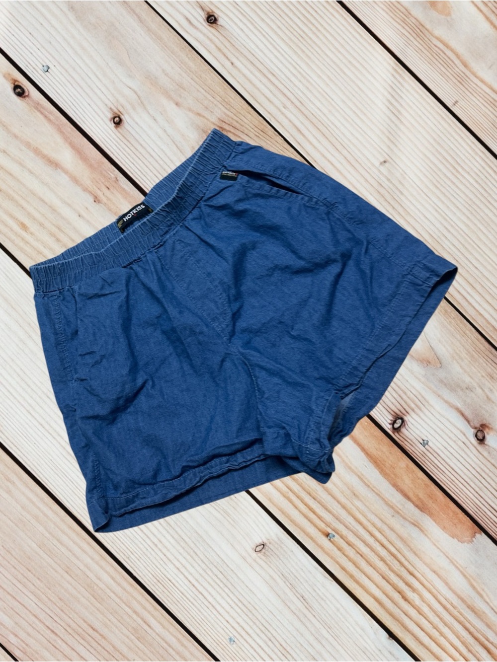 Hot Kiss S chambray pull on shorts - Picture 2 of 13